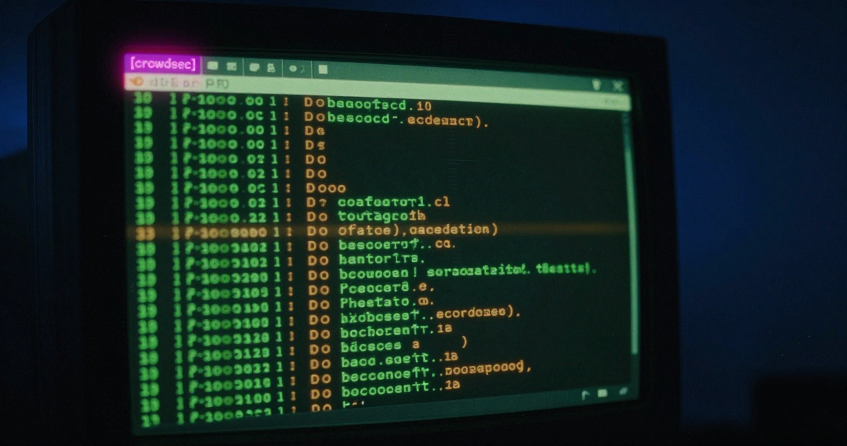 Terminal-Fenster mit zwei Spalten Decisions und Alerts, Confirm-Dialog im Vordergrund