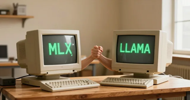 MLX vs llama.cpp: Wer gewinnt auf Apple Silicon wirklich?